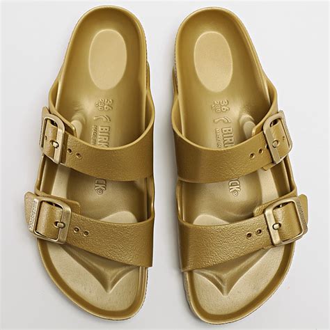 Birkenstock Sandales Femme Arizona Eva Glamour Gold