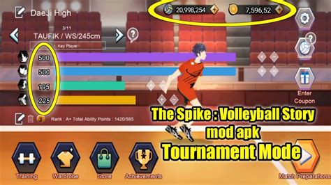 The Spike Tournament Mode The Spike Volleyball Story Cheat YouTube