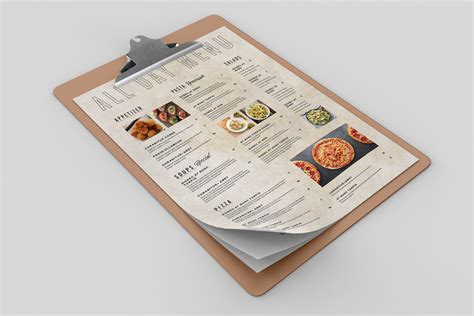 Cafe Menu Template [PSD] - BrandPacks