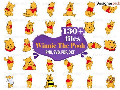 Winnie The Pooh SVG Bundle Winnie The Pooh PNG Best Quality Design