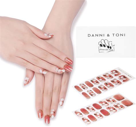 Amazon DANNI TONI Semi Cured Gel Nail Polish Strips Magnolia