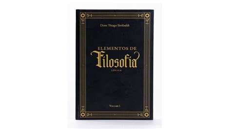 Compêndio Elementos de Filosofia Dom Thiago Sinibaldi Completo