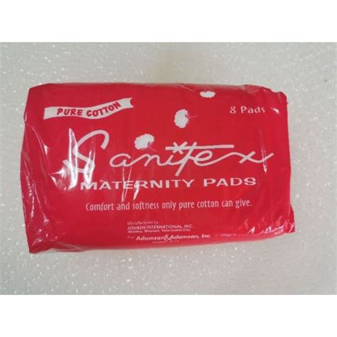 Sanitex Maternity 8pads Lazada Ph