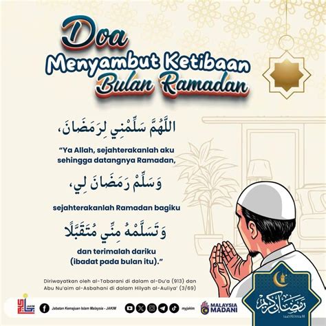 Panduan Lengkap Doa Menyambut Ramadan JAKIM