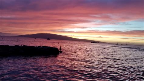 Maui sunset at Lahaina Harbor : r/maui