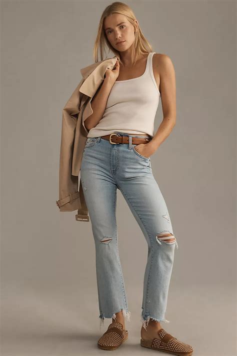 Pistola Lennon High Rise Crop Flare Jeans