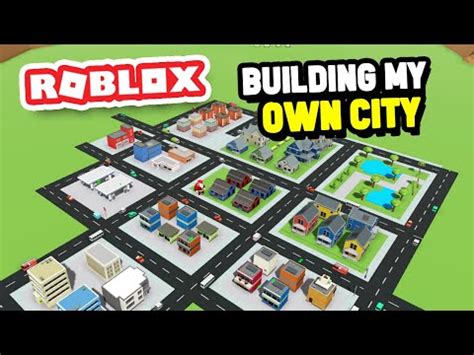 Building My Own City In Roblox Build A City Tycoon Youtube