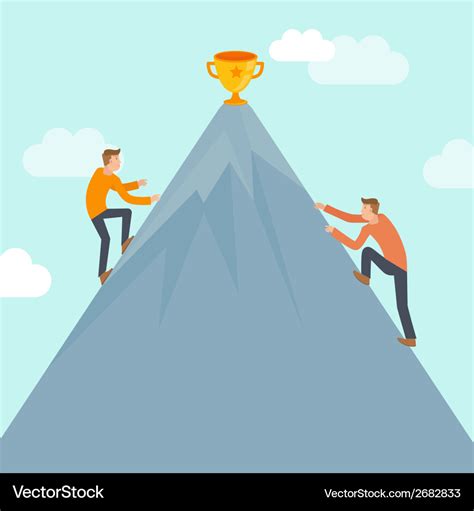 Business Competition Concept Royalty Free Vector Image