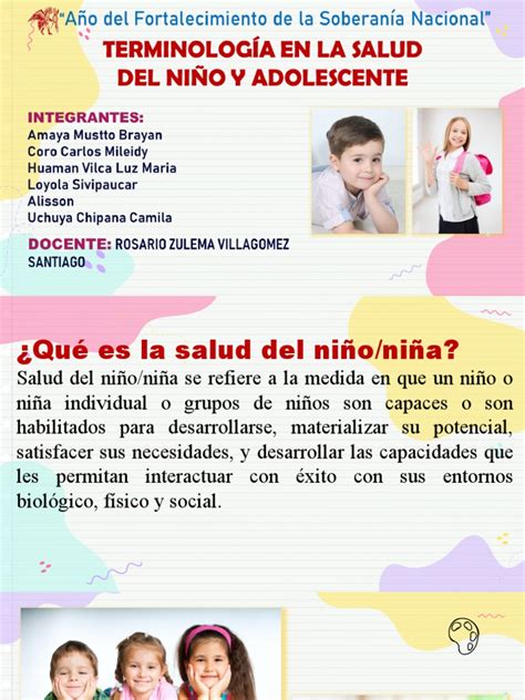 Terminología En La Salud Del Niño Y Adolescente Pdf