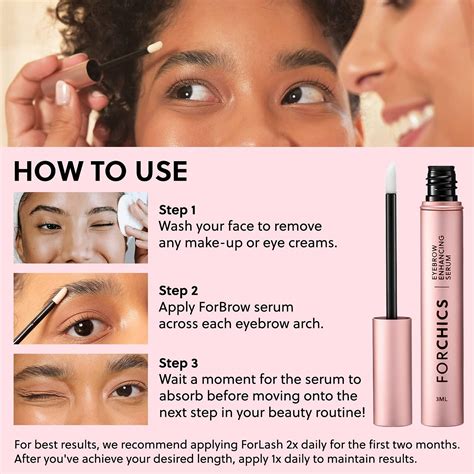 Forchics Forbrow Eyebrow Growth Serum Natural And Organic Conditioner For Thicker Fuller Brows