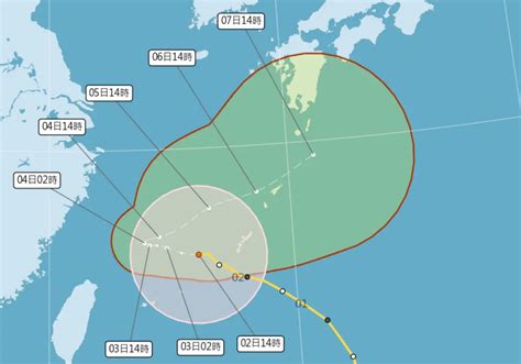 卡努颱風「海陸警齊發」！暴風圈明上半天觸陸 警戒範圍曝 天氣速報 生活 Nownews今日新聞