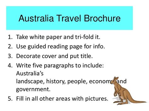 Australia Travel Brochure