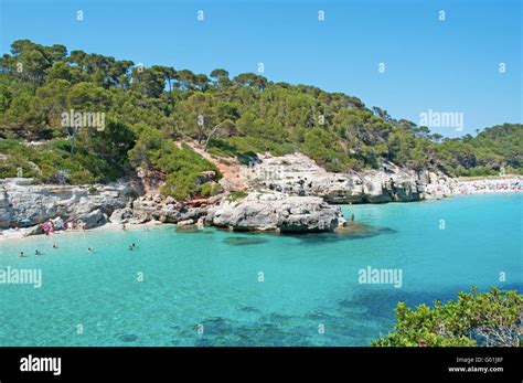 Cala Mitjana And Cala Mitjaneta Beaches Fotos E Imágenes De Stock Alamy