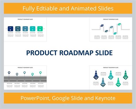 Product Roadmap Slide Infographic Templates Diagram for Powerpoint ...