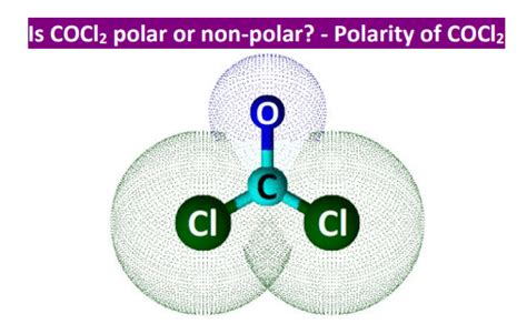 Is Cocl2 Polar Or Nonpolar Polarity Of Phosgene