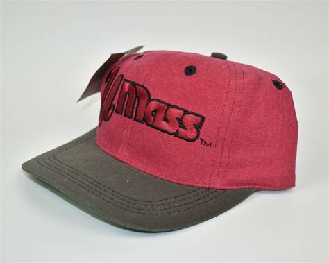 Umass Minutemen Ncaa Nu Image Vintage 90 S Snapback Cap Hat Nwt Ebay