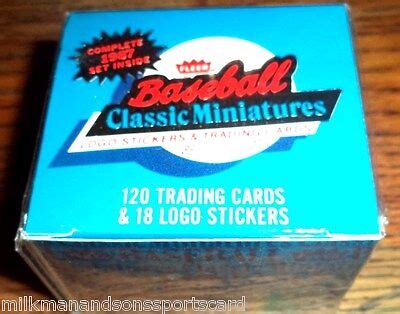 1987 FLEER SET Classic Miniatures 120 Baseball Cards RIPKEN FACTORY