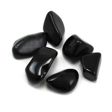 Black Tourmaline Tumbled Stone - My World Of Metaphysics NewAgeStore