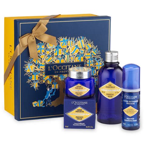 Coffrets Cadeaux L Occitane Rituel Visage Précieuse Immortelle