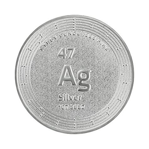 Elemetal Silver Round Wholesale Bullion Available Elemetal