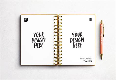 Planner Mockups Custom Scene