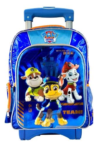 Mochila Paw Patrol Con Ruedas Original Primaria Envío gratis