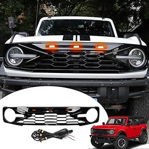 Amazon Bracingo Front Bumper Grille Grill W Off Road LED Lights