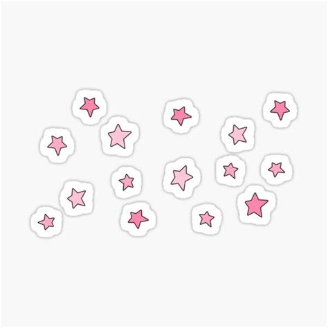 Colleenm Shop Redbubble Purple Daisy Pink Stars Cute Stickers