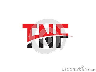 TNF Letter Initial Logo Design Vector Illustration | CartoonDealer.com ...