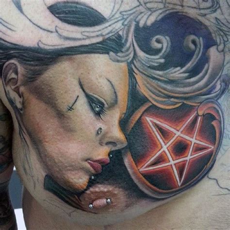 50 Pentagram Tattoo Designs For Men - Five Pointed Star Ideas