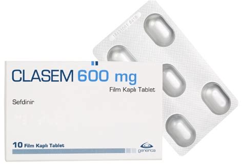 CLASEM 600 MG FILM KAPLI TABLET Doktor Ara Soru Sor Randevu Al