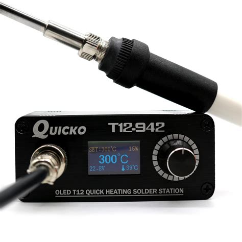 Quicko T Mini Oled Digital Soldering Station T Handle With