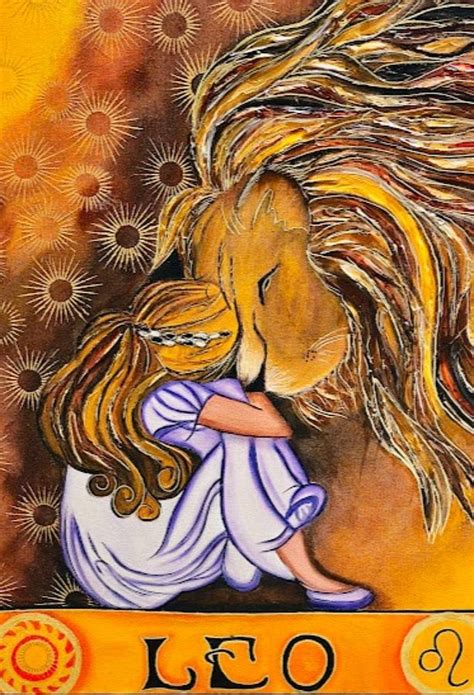 Leo Zodiac Sign Painting By Ira World Art Pixels