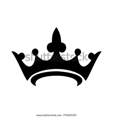 Crown King Symbol Stock Vector (Royalty Free) 790283425