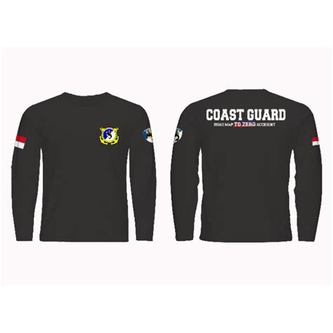 Jual Tshirt Kaos Lengan Panjang Coast Guard Murah Terbaru Original Shopee Indonesia