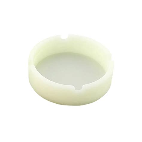 CENDRIER Round Yellow Cendrier En Silicone Souple Lumineux