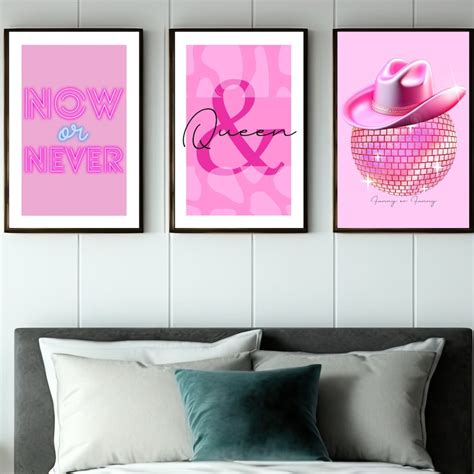 Hot Pink Art Etsy