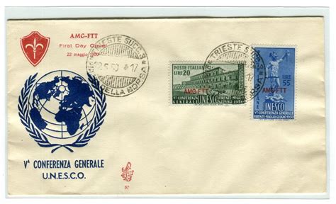 Trieste A Unesco Su Fdc Venetia Non Viaggiata Collit Shop