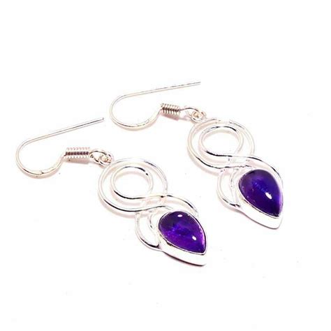 Amethyst Earrings - Unique Art and Craft Gallery