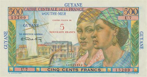 New Francs Overprint On Francs French Guiana Numista