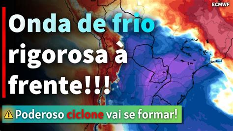 Frio Geada E Um Ciclone Intenso Gigantesca Onda De Frio Chega Esta