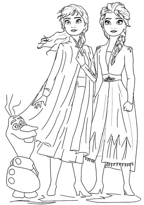 Desenhos Da Frozen Para Colorir Bora Colorir