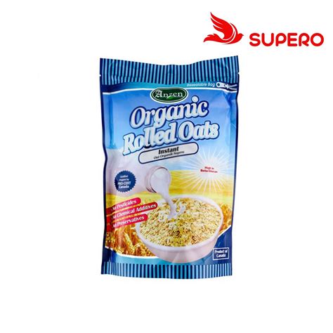 ANZEN ORGANIC ROLLED OATS INSTANT OAT ORGANIC 500G Shopee Malaysia