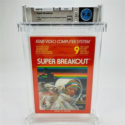 Breakout Orange Label Value GoCollect Atari 2600 Breakout Orange