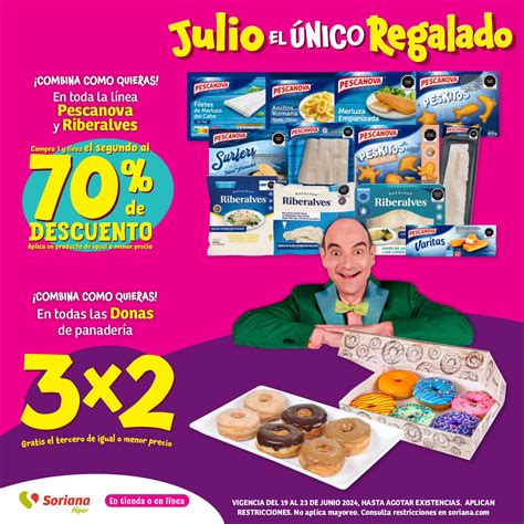 Folleto Soriana Julio Regalado Fin De Semana X En Donas Y Ofertas En