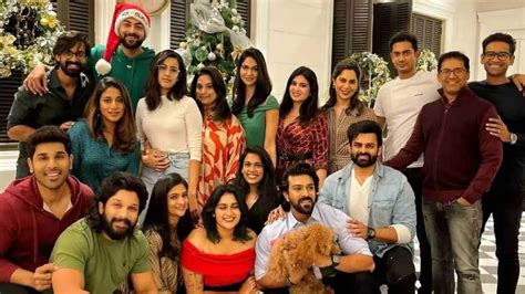 Ram Charan Allu Arjuns Christmas Bash Features His Mega Cousins