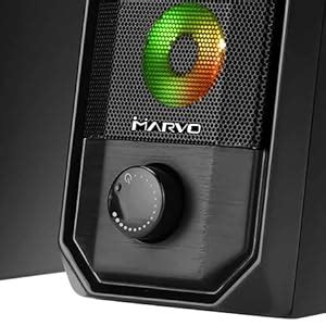 Marvo Scorpion Sg Rgb Stereo Gaming Speakers Black Amazon