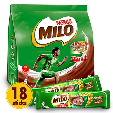 Nestle Milo 3 In 1 Chocolate Malt Energy Drink Australia Ubuy