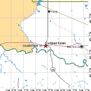 Culbertson, Montana (MT) ~ population data, races, housing & economy