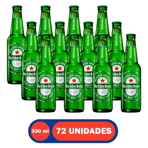 Cerveja Heineken Garrafa 330ml 72 Unidades Carrefour